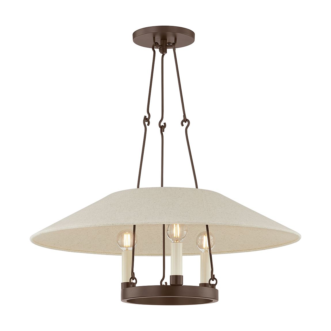 Archive 3 Light Chandelier main product photo