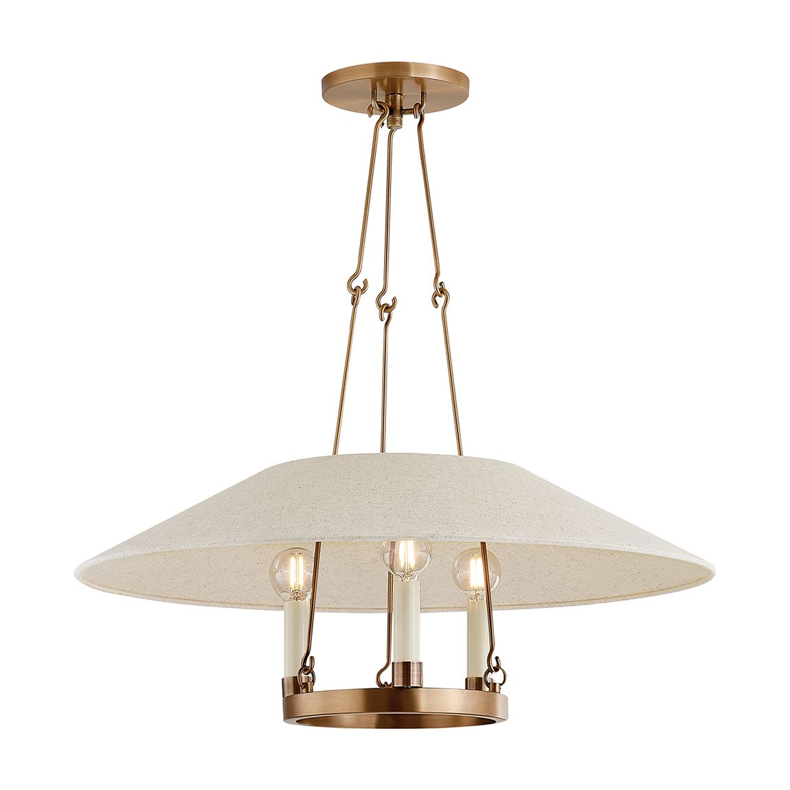 Archive 3 Light Chandelier main product photo