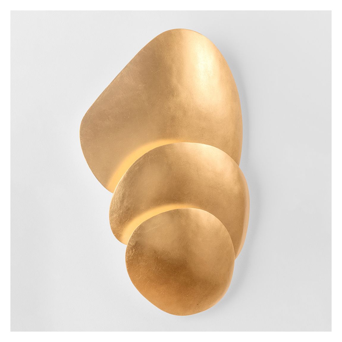 Akemi 3 Light Sconce, Gold main product photo
