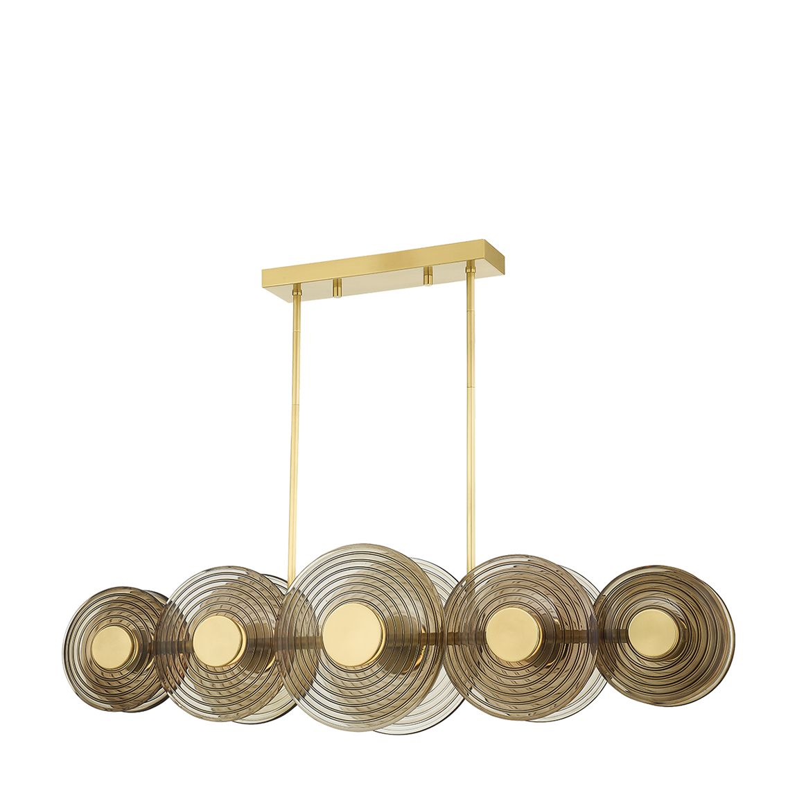 Griston 10 Light Island Light, Gold main product photo