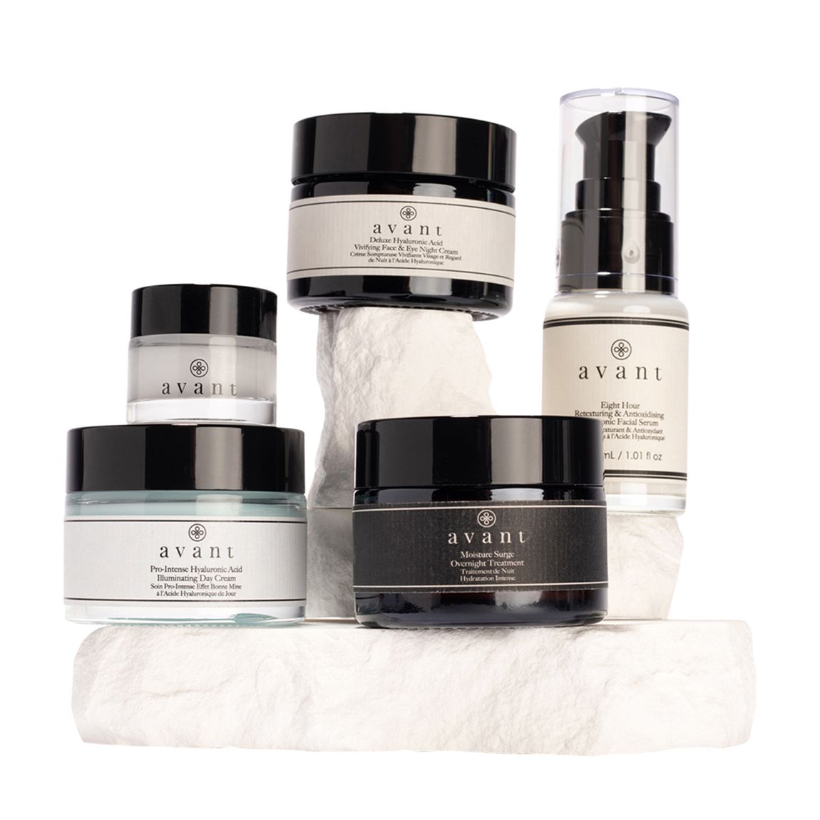 Set 5 step-system - Deluxe Hyaluronic Acid Vivifying Face & Eye Night Cream main product photo