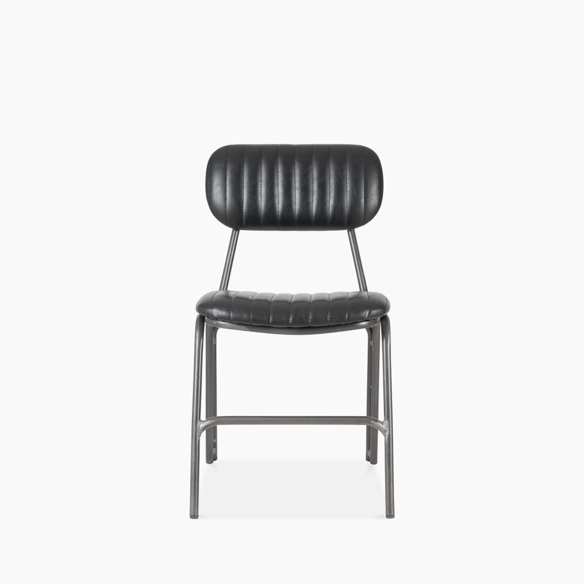 Boston Metal Dining Chair, Black main product photo