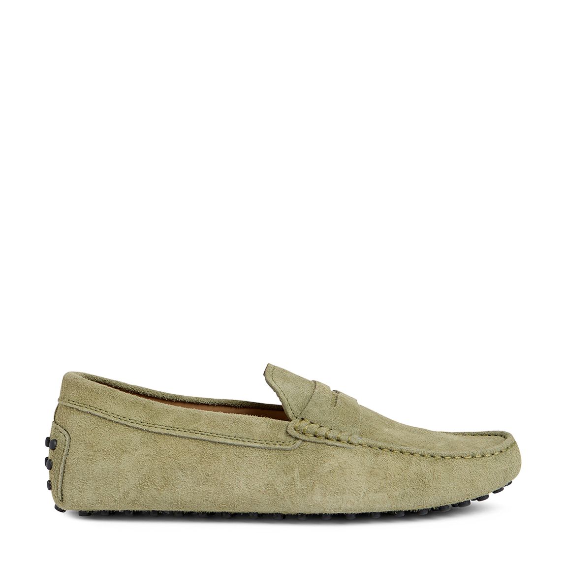 Men's Green Suede Gommino Mocassins main product photo
