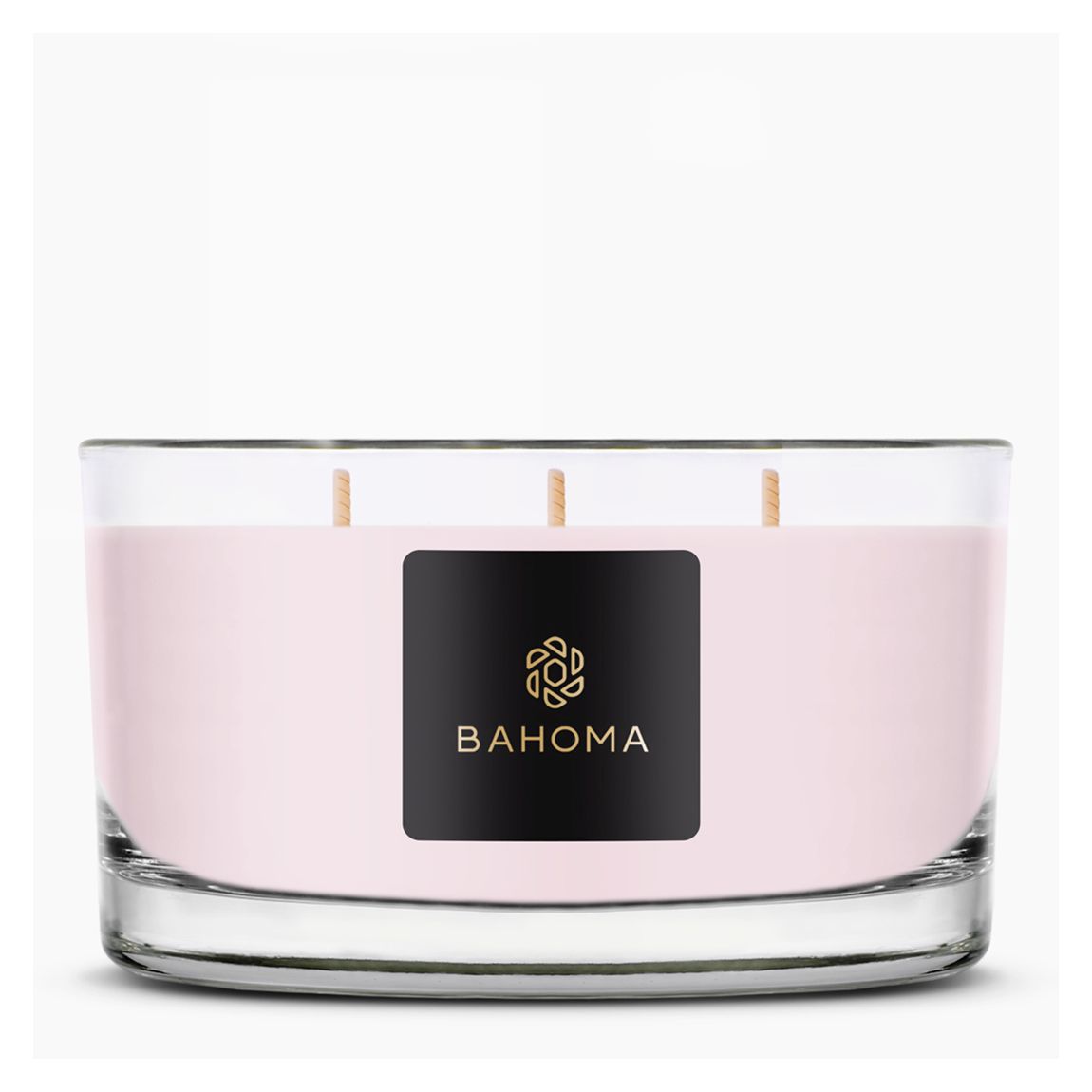 Velvet Peony & Cashmere Candle with 3 wicks in a gift box main product photo