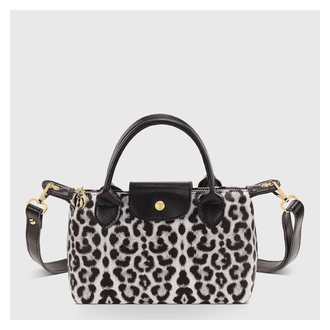 Leopard And Black Shoulder Bag main product photo