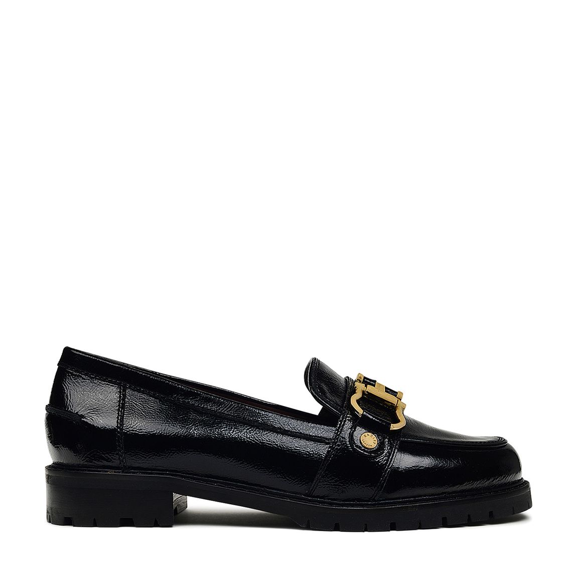 Black Linden Row Chunky Stirrup Loafers main product photo