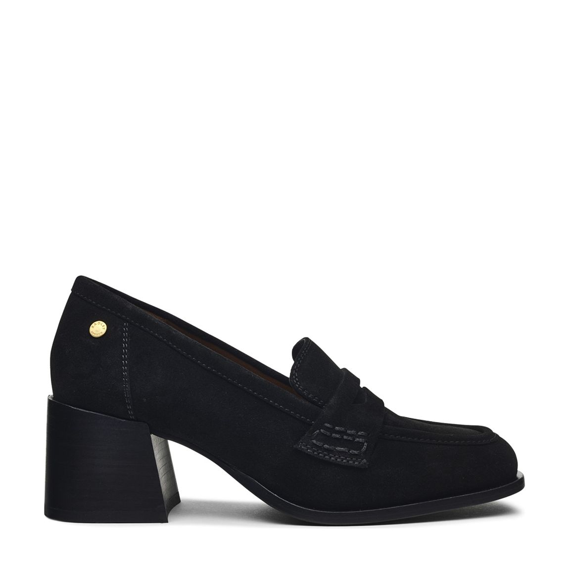 Black Thistle Row Heeled Loafers main product photo