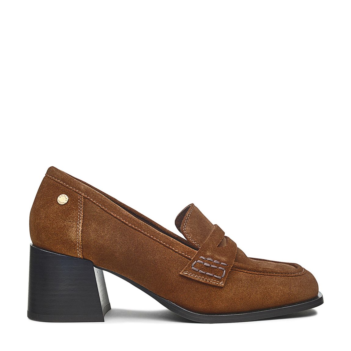 Tan Thistle Row Heeled Loafers main product photo