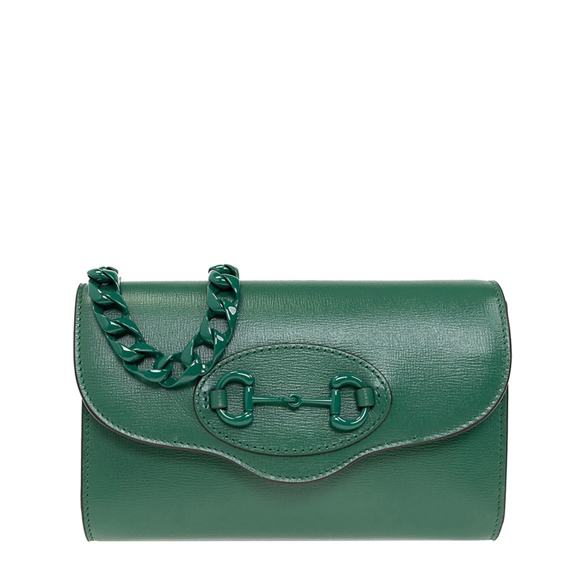 Green Horsebit 1955 Chain Leather Handbag main product photo