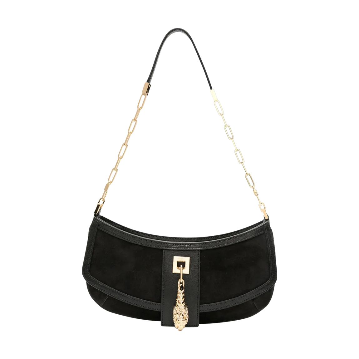 Black Tiger Small Suede Shoulder Bag main product photo