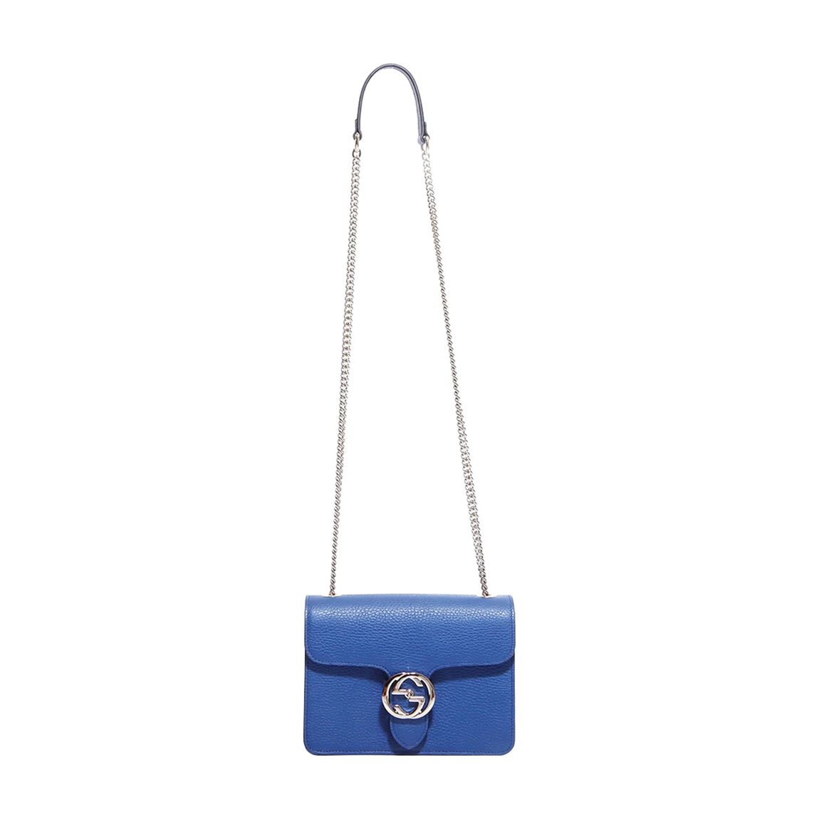 Blue Gucci Interlocking G Chain Wallet main product photo