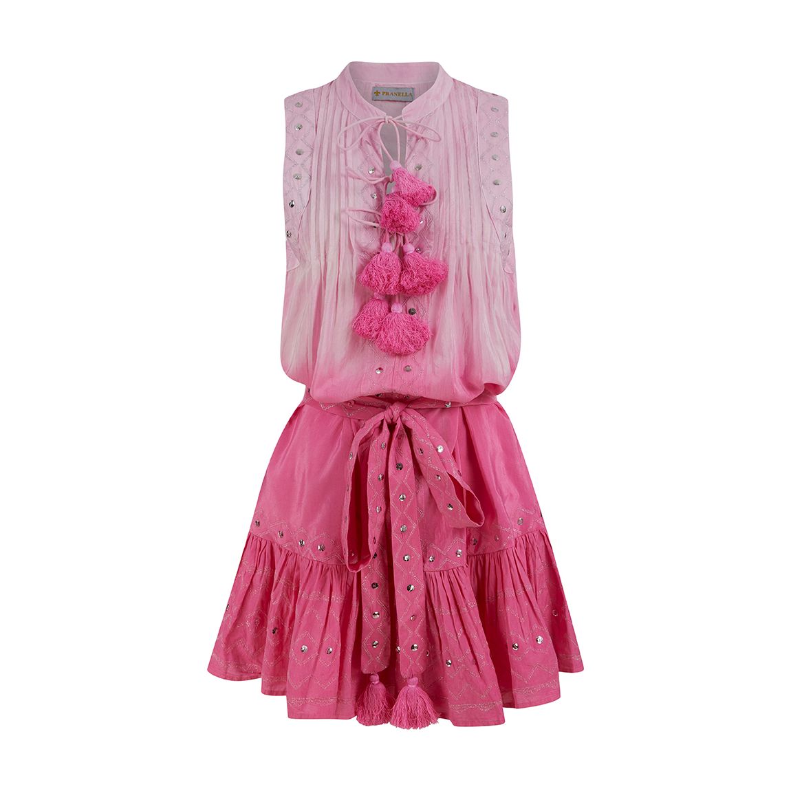 Fina Dress Pink Ombre main product photo