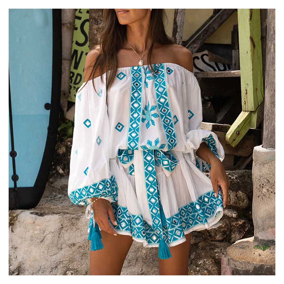 Cali Dress White main product photo