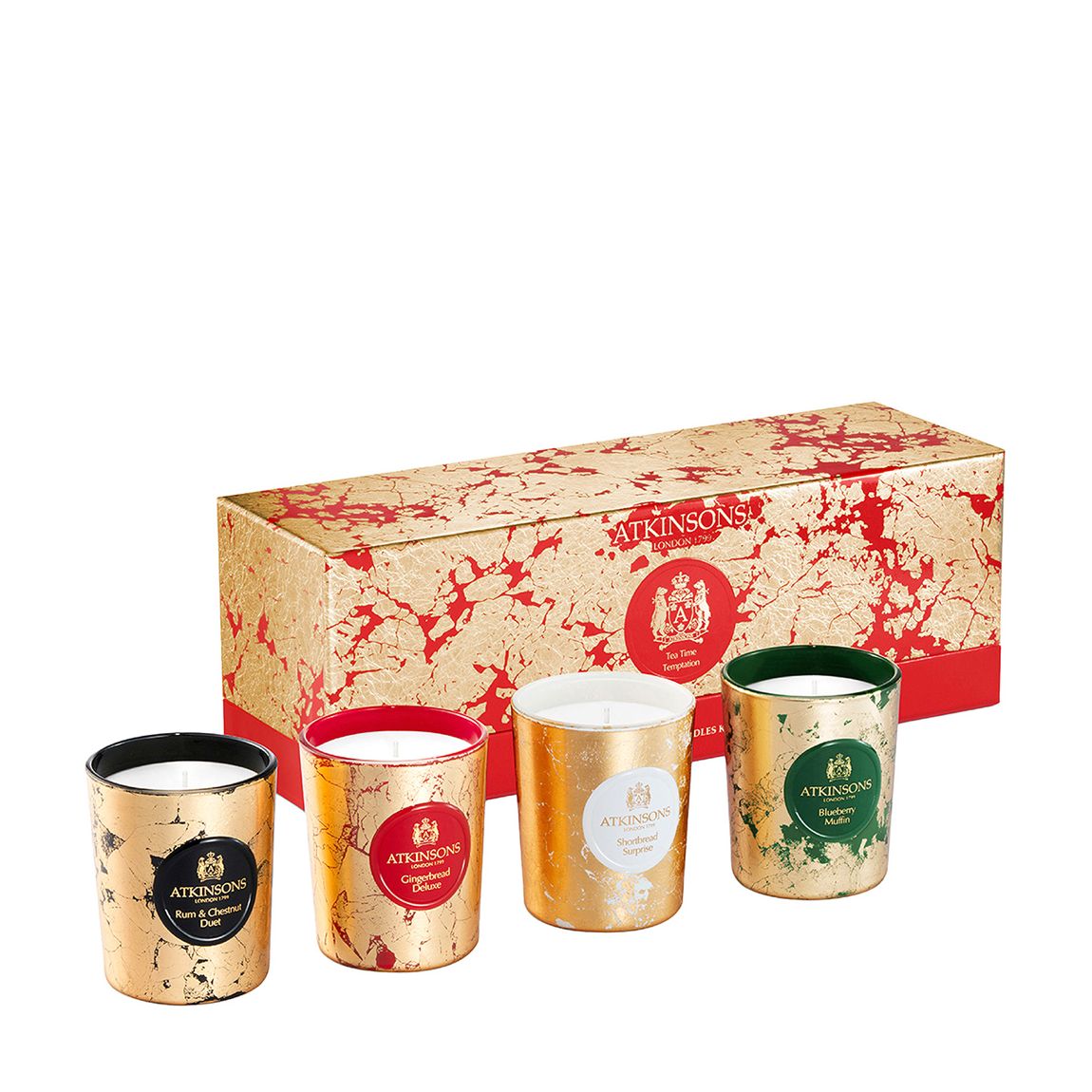 Tea Time Temptation Candle Set 4 x 75g main product photo