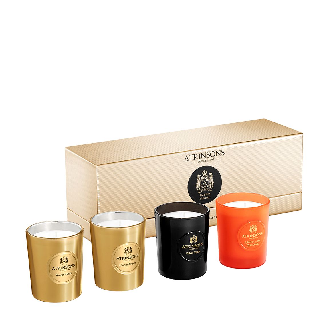 The British Collection Candle Set 4 x 75g main product photo