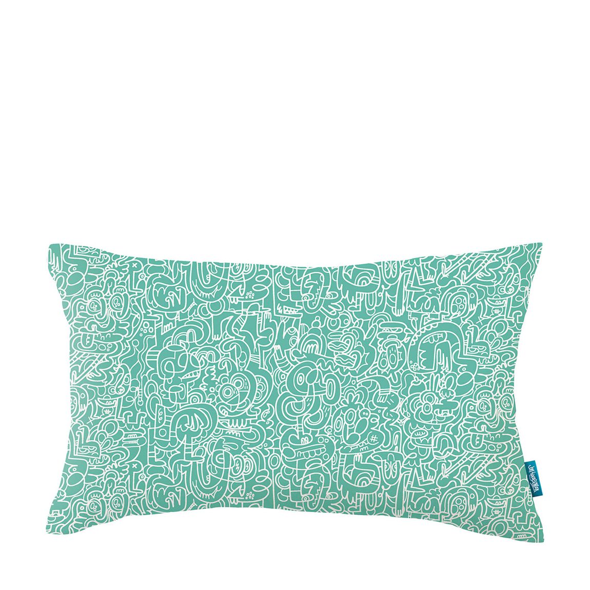 Spaghetti Yeti Cushion, Spearmint main product photo
