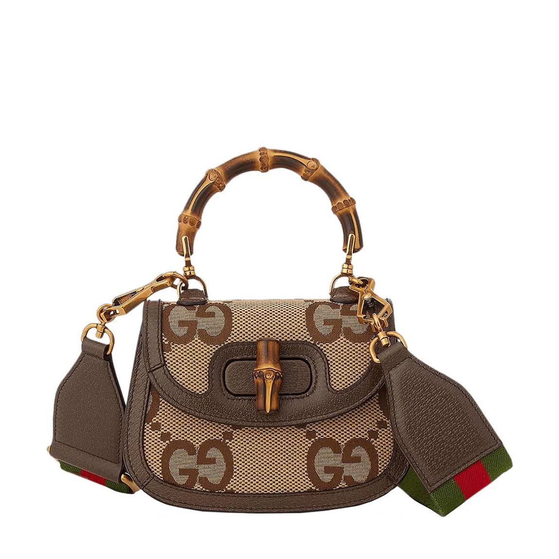 Brown Gucci Mini Jumbo Gg Tote Bag main product photo