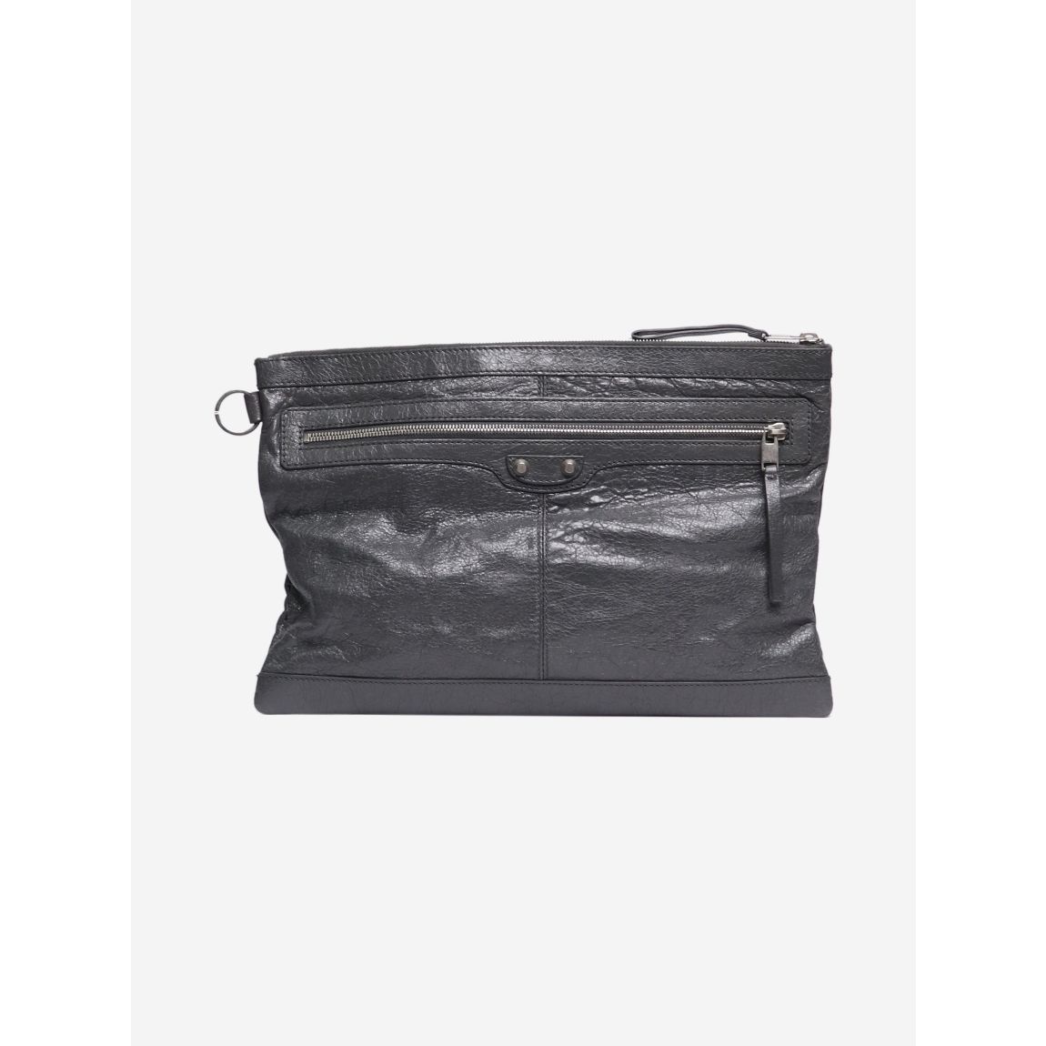 Grey city clutch bag main product photo