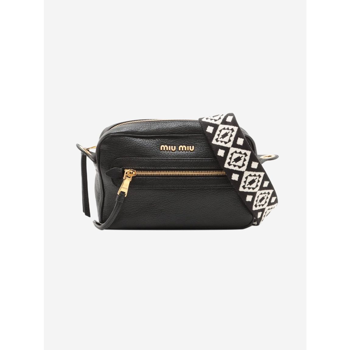 Miu Miu black leather main product photo