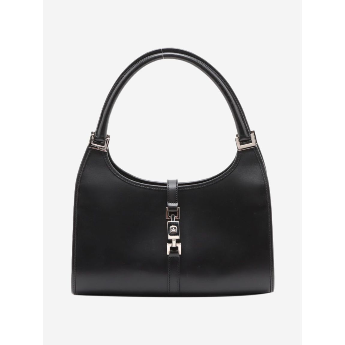 Black Jackie leather shoulder bag main product photo