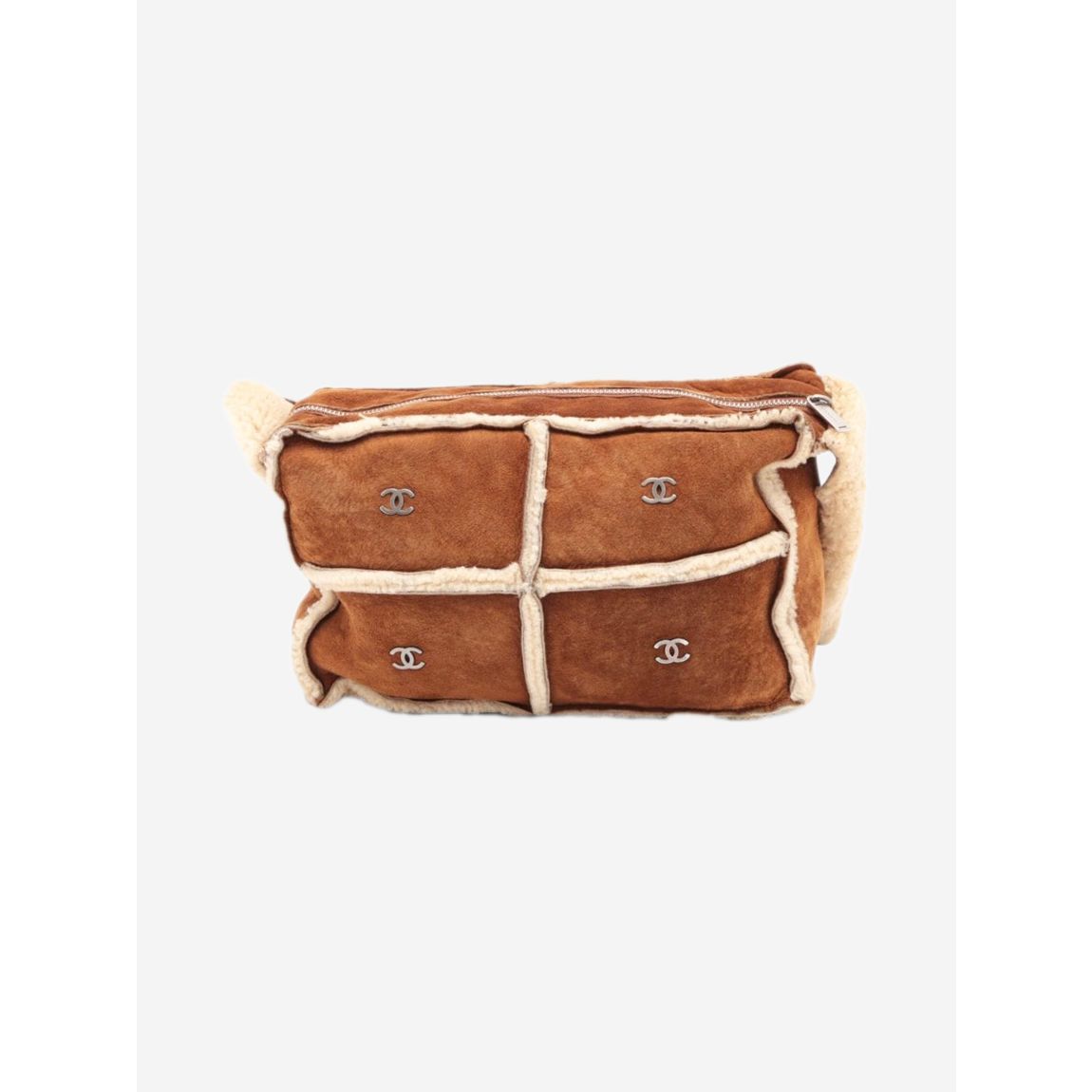 Brown vintage 2000 Coco Mark Mouton shoulder bag main product photo