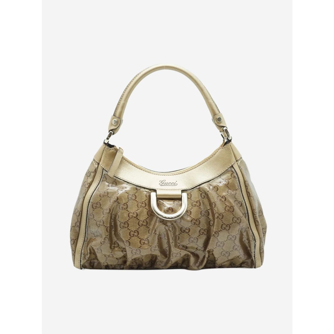 Gold GG Abbey D-Ring shoulder bag main product photo