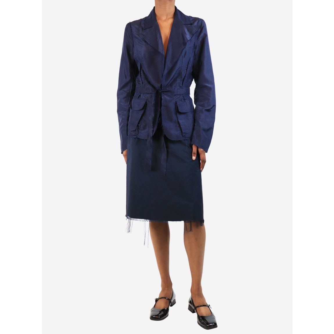 Lanvin navy light jacket main product photo