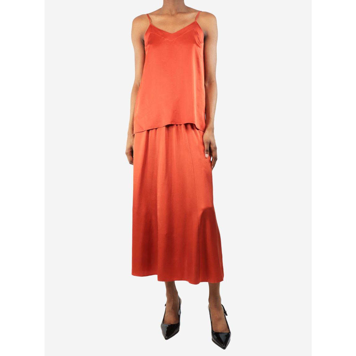 Forte Forte rust silk cami main product photo