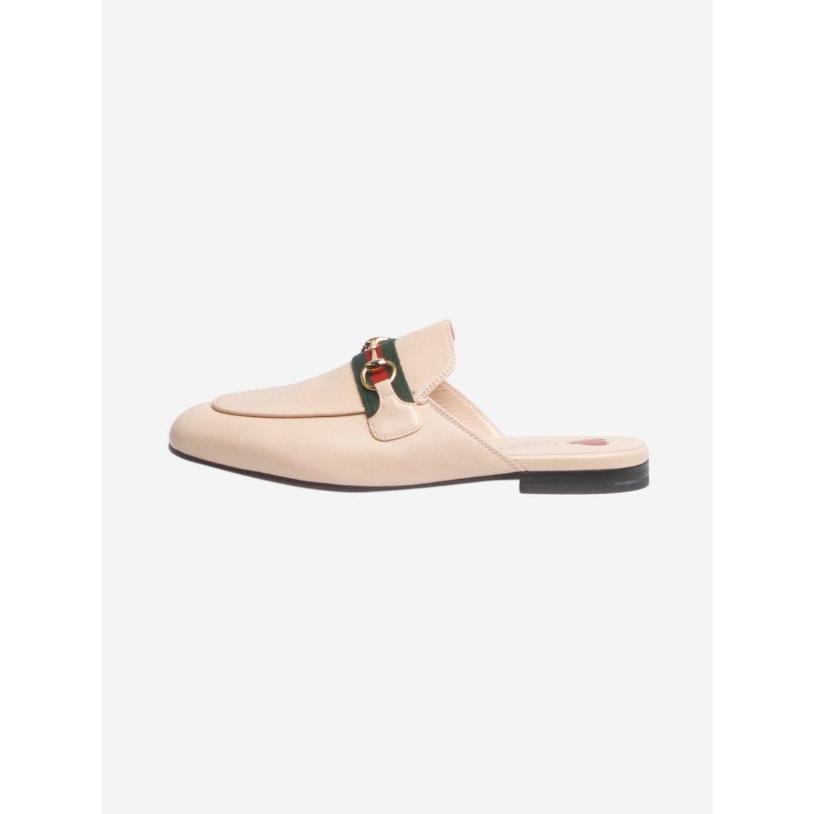 Blush Horsebit leather mules main product photo