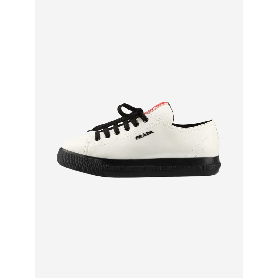 Prada white leather main product photo
