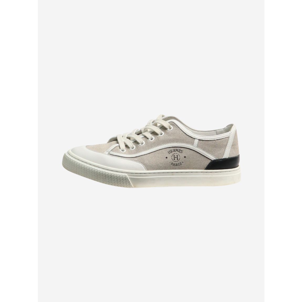 Beige canvas trainers , EU 39.5 main product photo