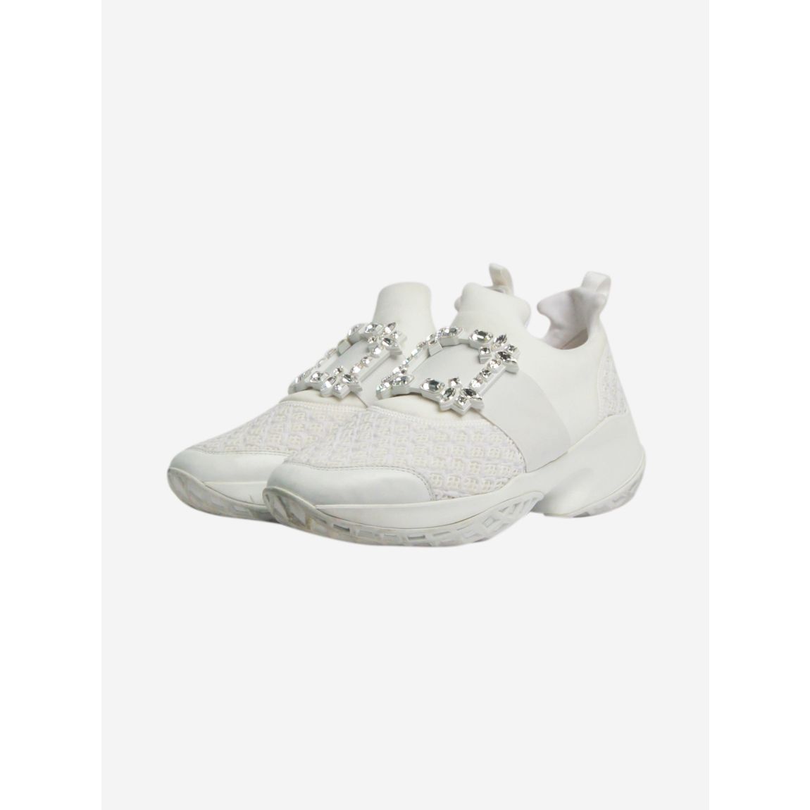 Roger Vivier white Viv run main product photo