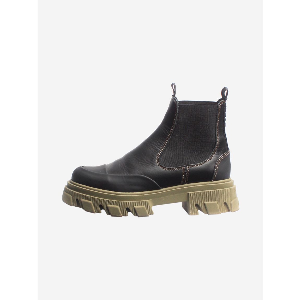 Ganni black Chelsea lug main product photo