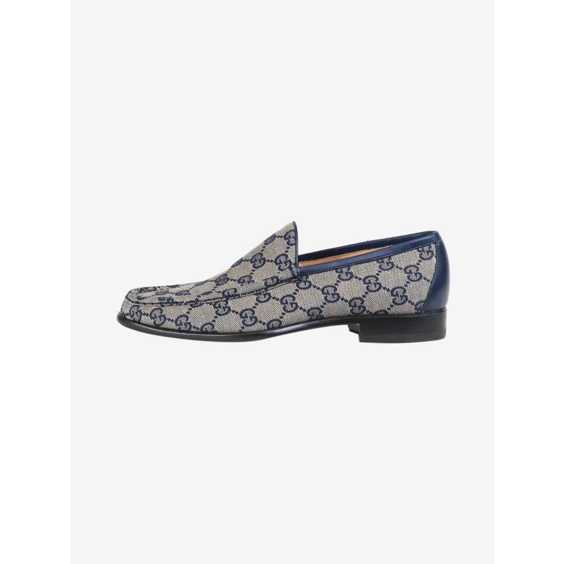 Blue monogram loafer main product photo