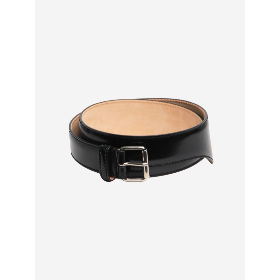 Alexander McQueen Black wide belt main product photo