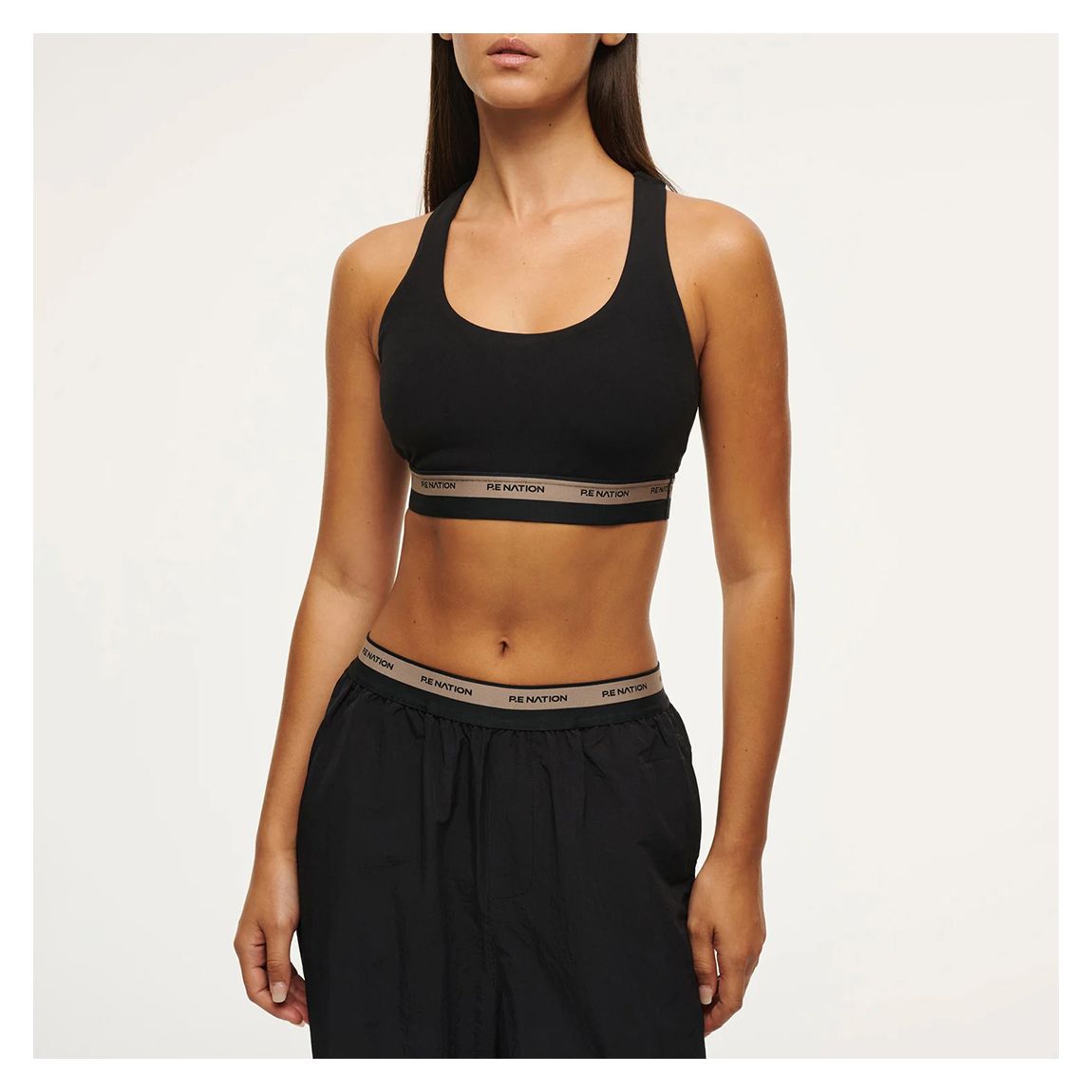 Black Avant Sports Bra main product photo