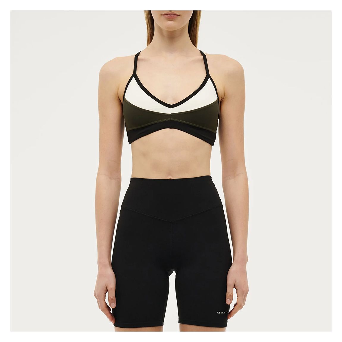 Dark Green Overland Sports Bra main product photo