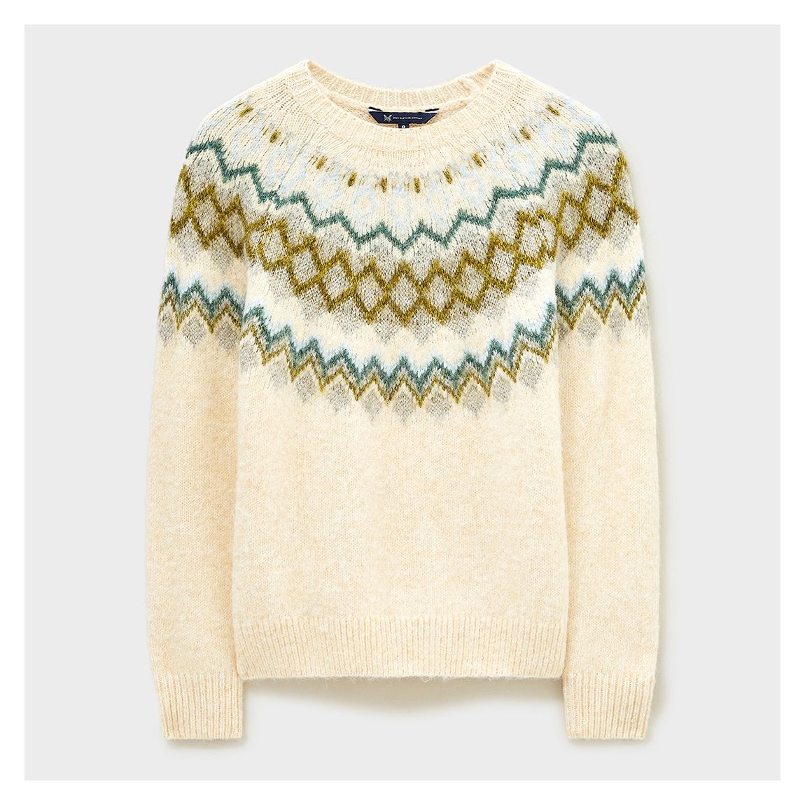 FAIRISLE YOKE CREW NECK JUMPER main product photo