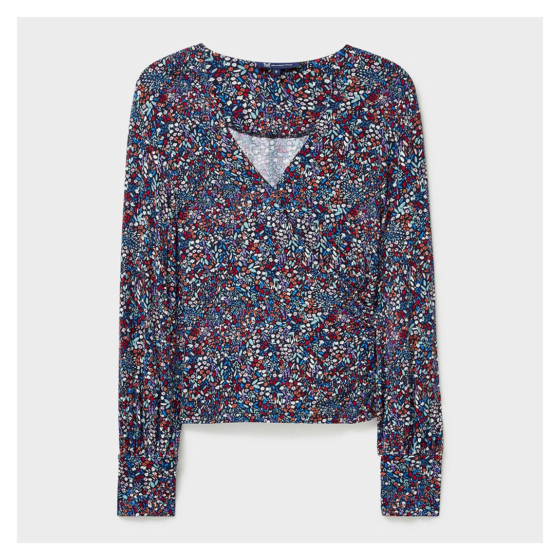 L/S WRAP JERSEY TOP main product photo