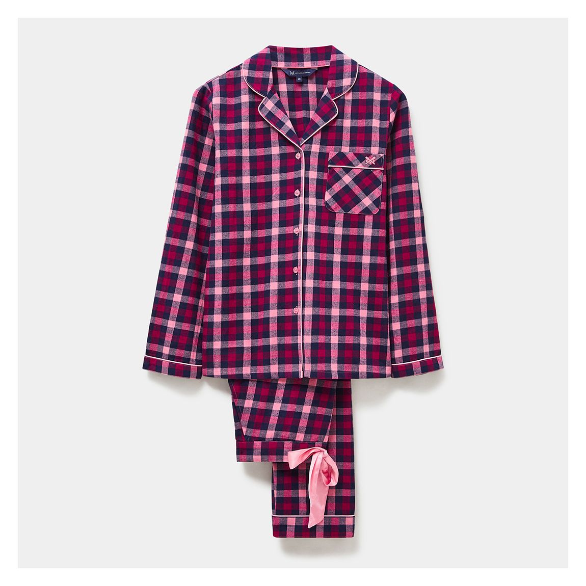 WOVEN FLANNEL PJ SET main product photo