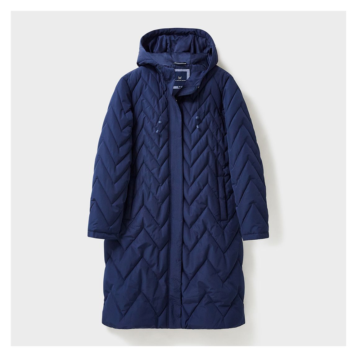 ELLA LL CHEVRON QUILTED COAT main product photo