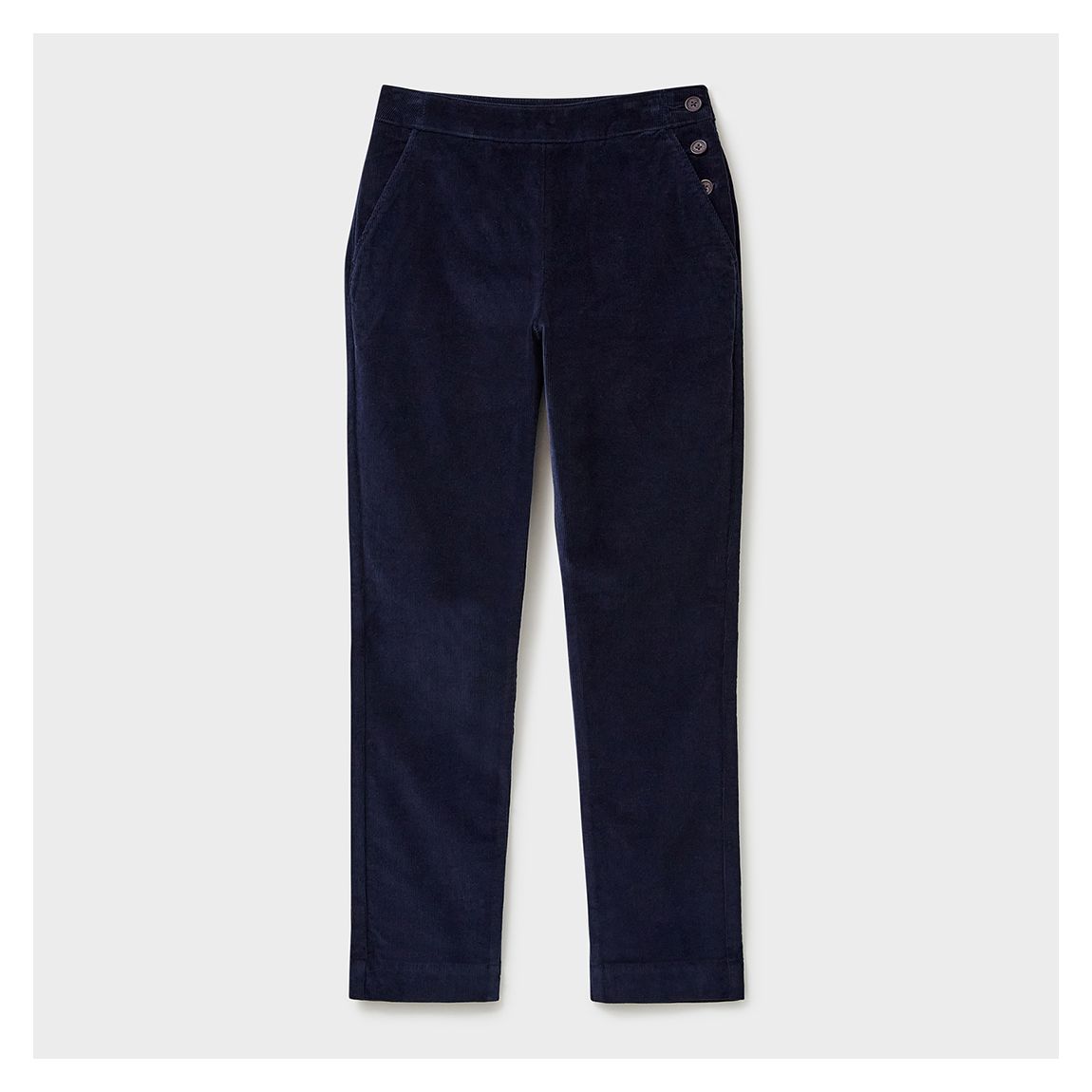 Navy Cord Tapered Trouser main product photo