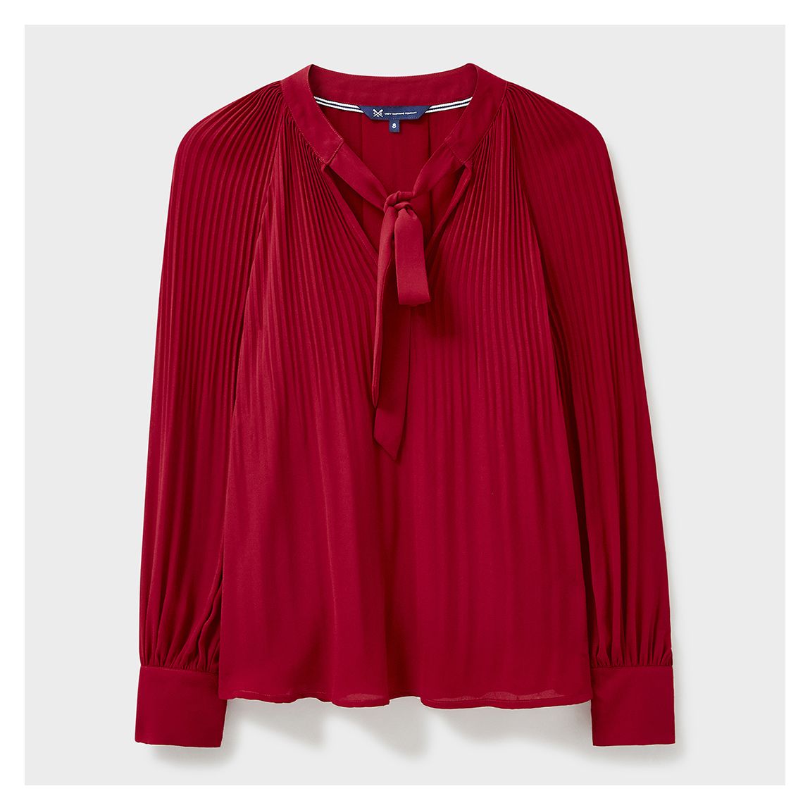 JANEY PLEATED SLEEVE TOP main product photo
