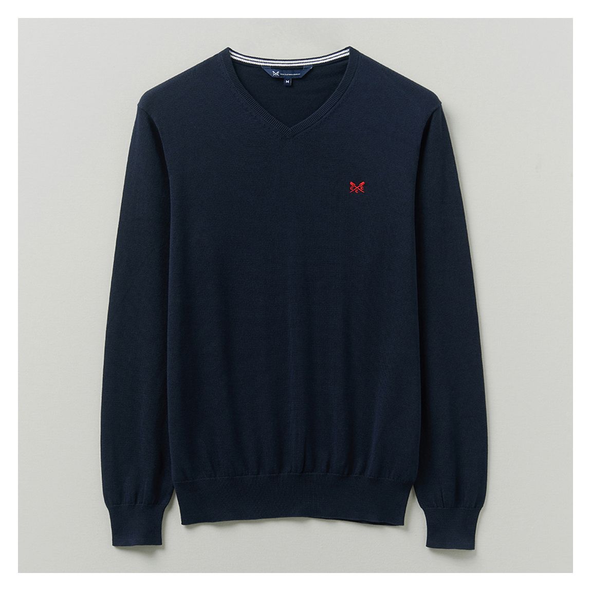 Navy Classic V-Neck Knit main product photo