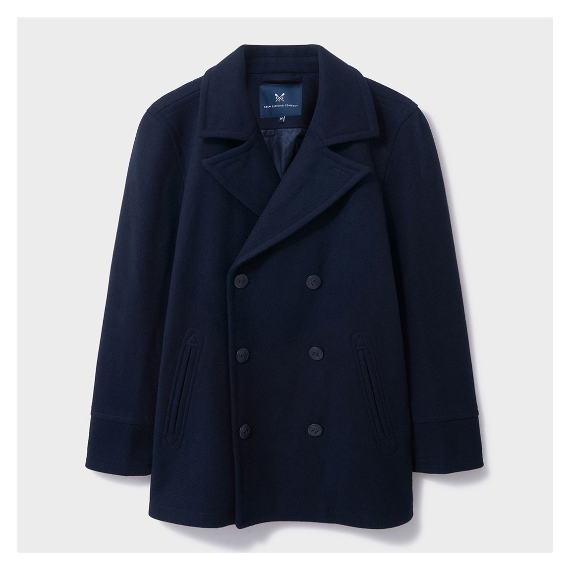 Navy Double Breasted Peacoat main product photo