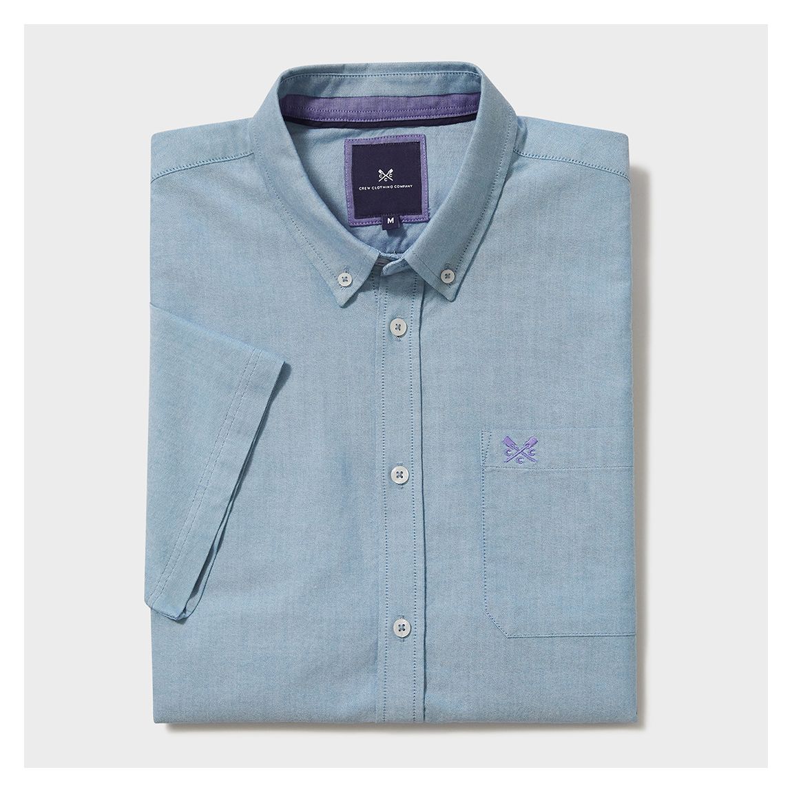 Powder Blue Stretch Oxford Shirt main product photo