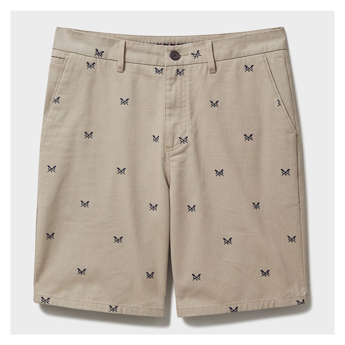 Stone Heritage Embroidered Chino Bermudas main product photo