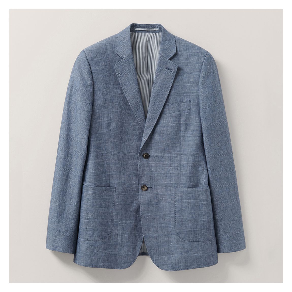 Cornflower Linen Blazer main product photo