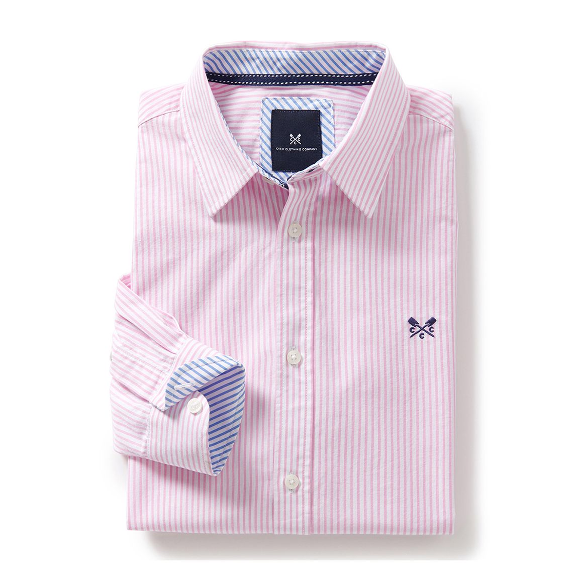 Pink/White Stripe Long Sleeve Shirt main product photo