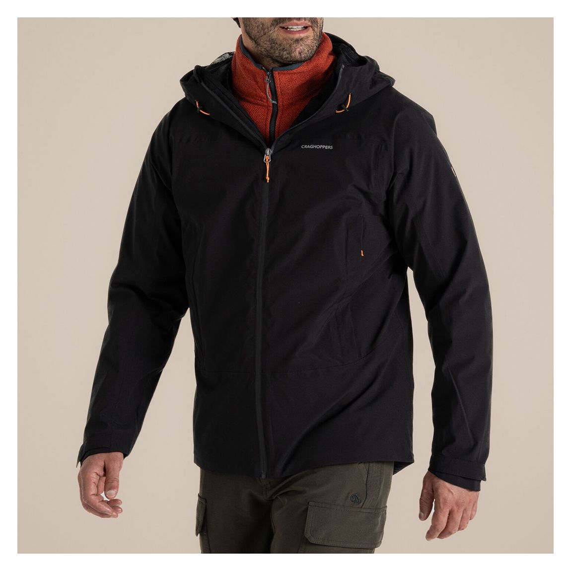 Black Ponsa Waterproof Jacket main product photo